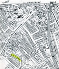 map of Newington Crescent